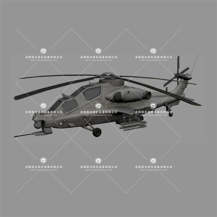 诏安武装直升机3D模型